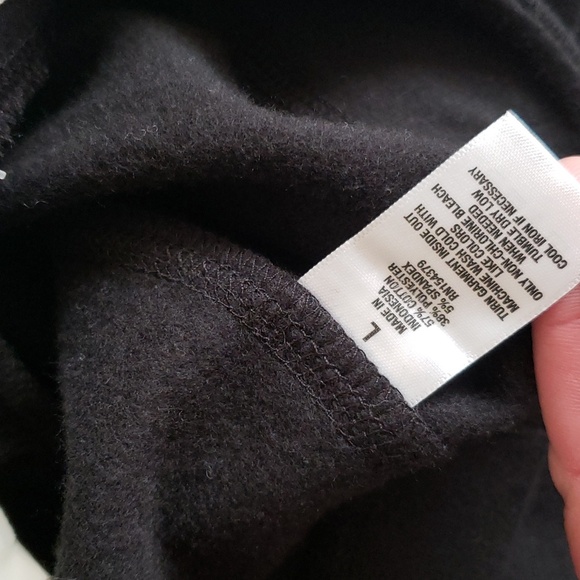 Aero fit & flair black sweatpants size large NWT - Picture 6 of 6